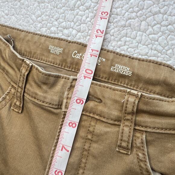 Cat and Jack Stretch Straight Leg Tan Jeans Boys 14 - Picture 10 of 12
